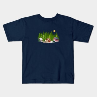 Peaceful Farm And Forest Animals Kids T-Shirt